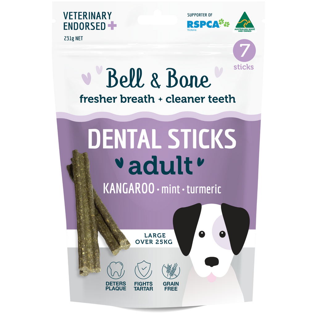 Kangaroo dental chews to clean dogs teeth