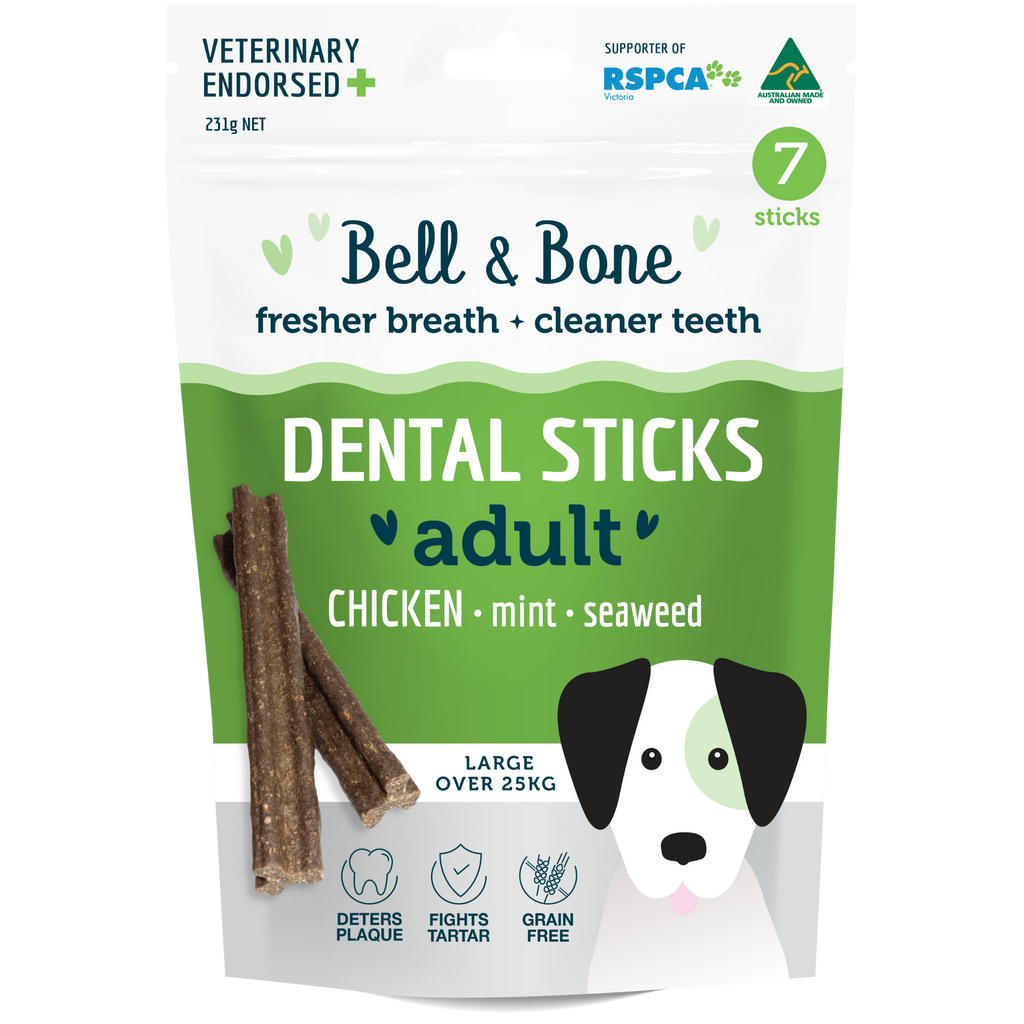 Chicken and mint dog dental sticks