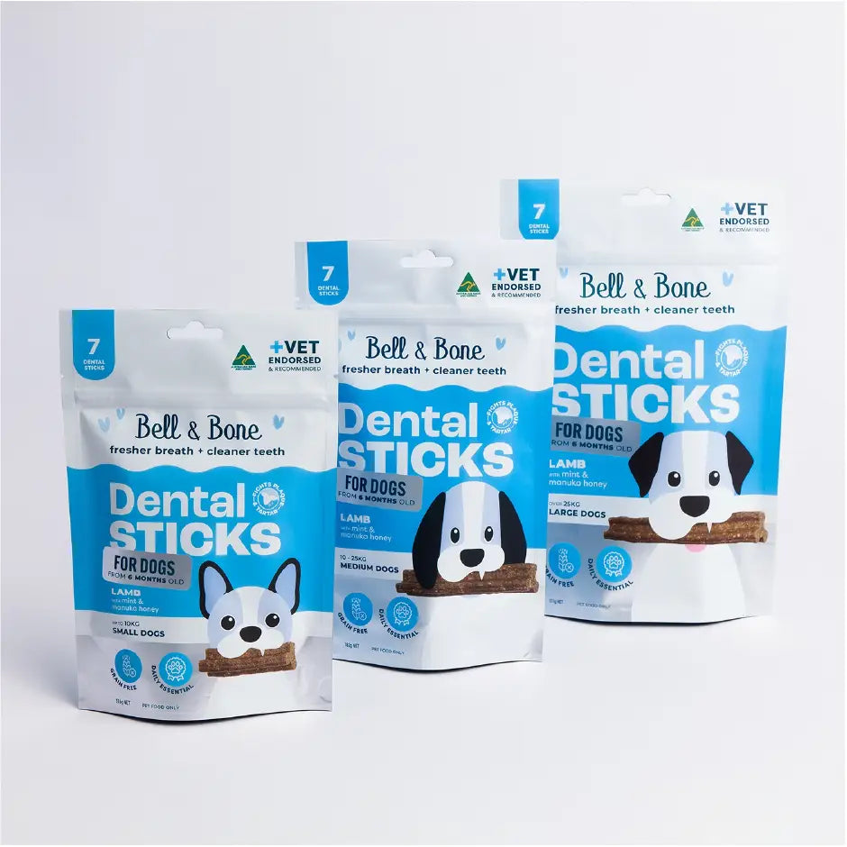 Adult Dog Dental Sticks - Lamb, Mint and Manuka Honey