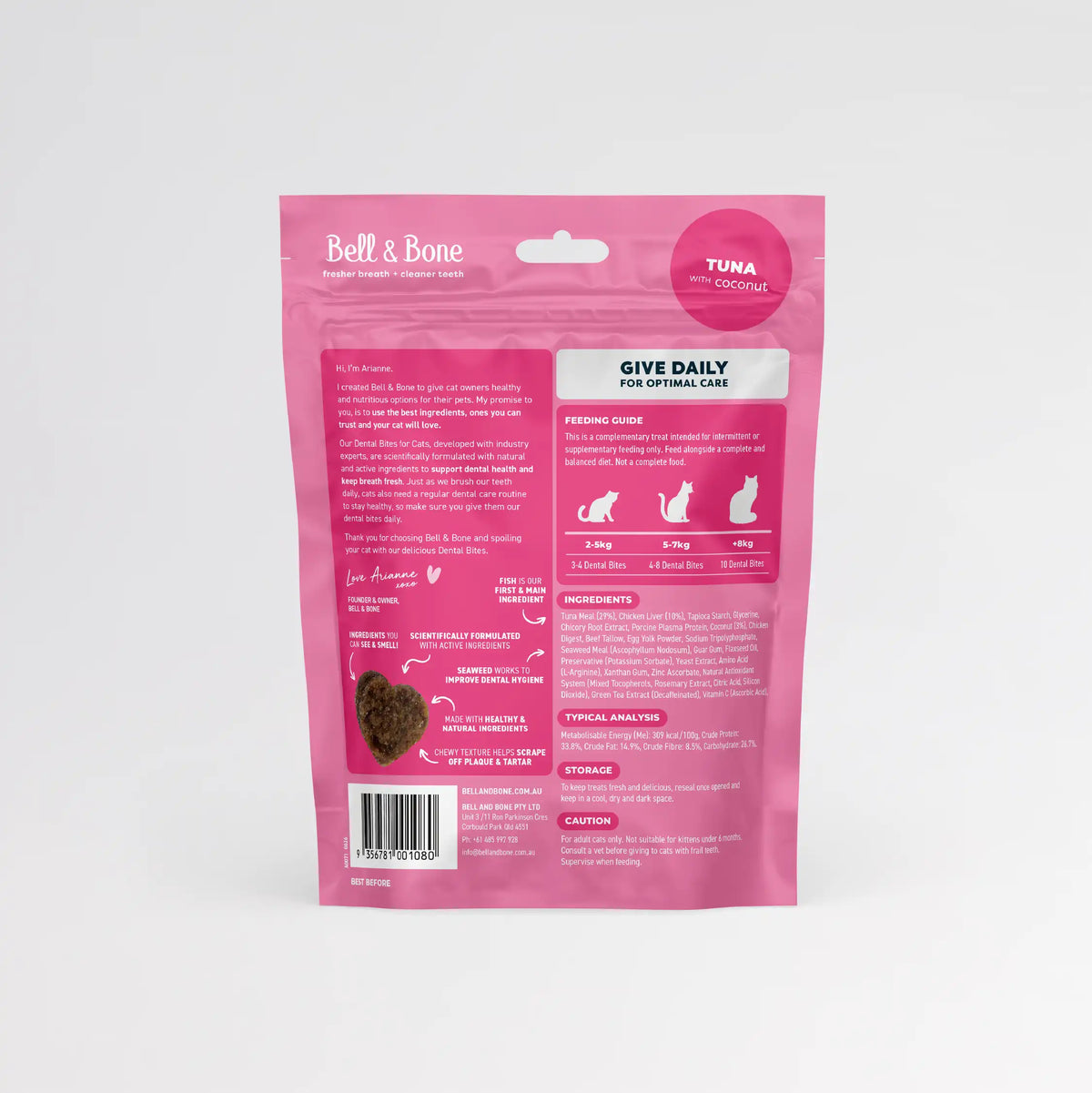 Adult Cat Dental Bites - Tuna with Coconut