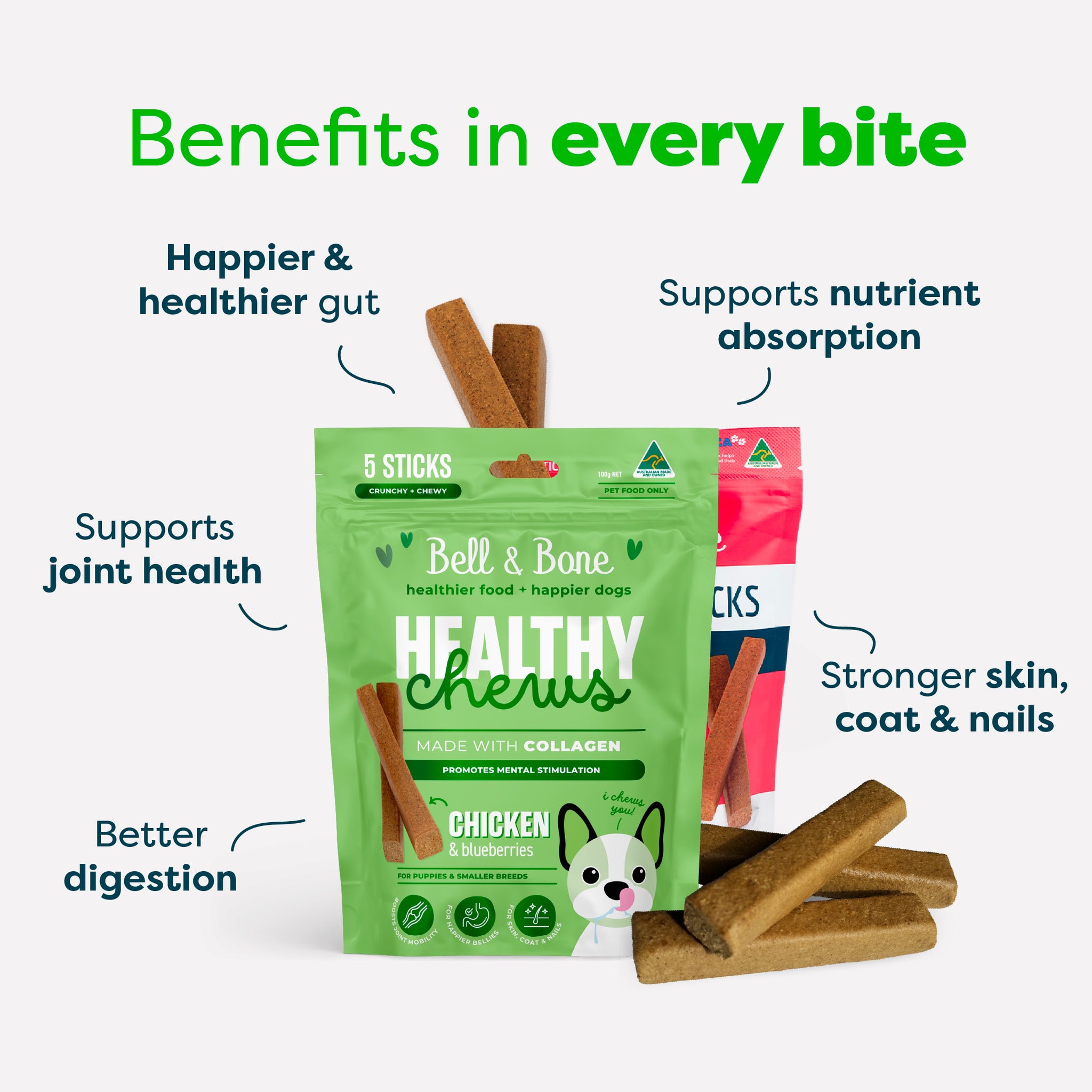 Dog Collagen Sticks Bundle - 4 Pack