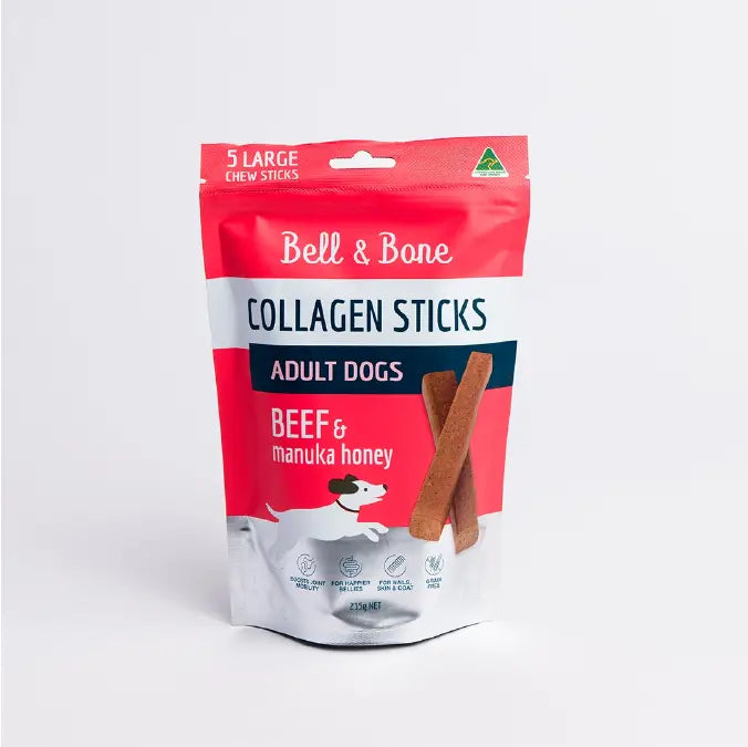 Dog Collagen Sticks - Beef and Manuka Honey