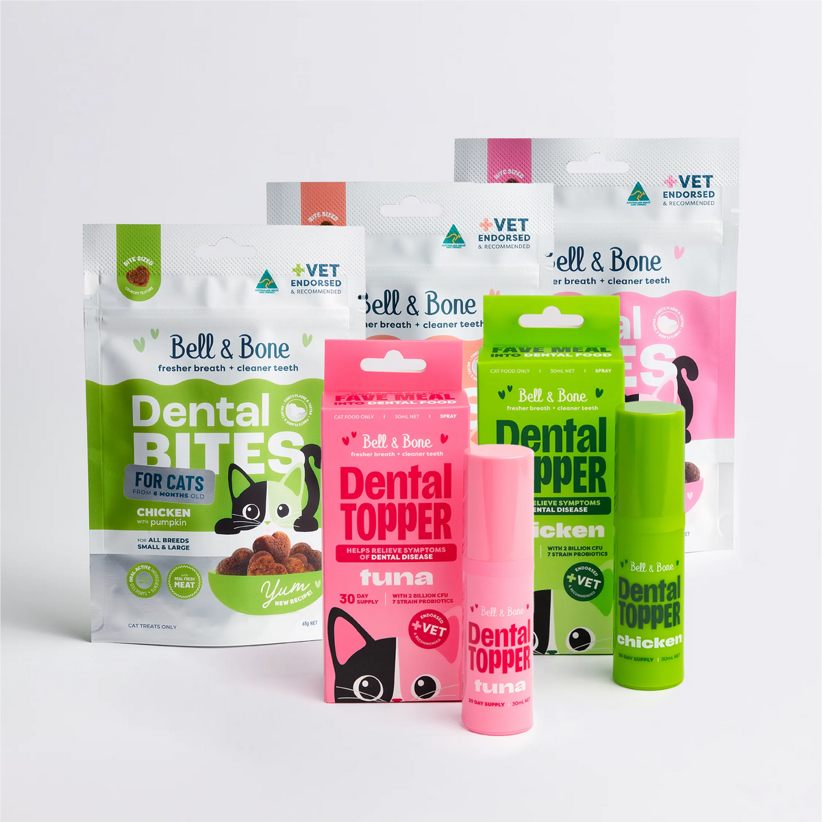 Perfect Cat Dental Care Solution Bundle - 5 Pack