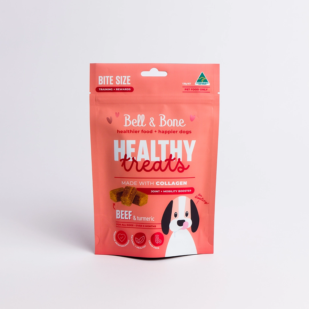 Dog Healthy Treats: Beef & Turmeric for joint and mobility booster