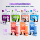 Mega Dental Care Bundle for Dogs - 15 Pack (90 day supply)