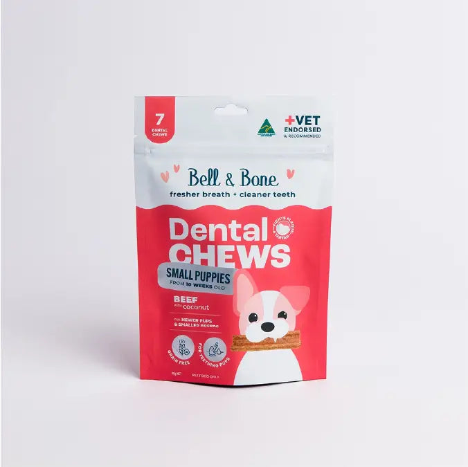 Puppy Dental Chews - Beef and Coconut