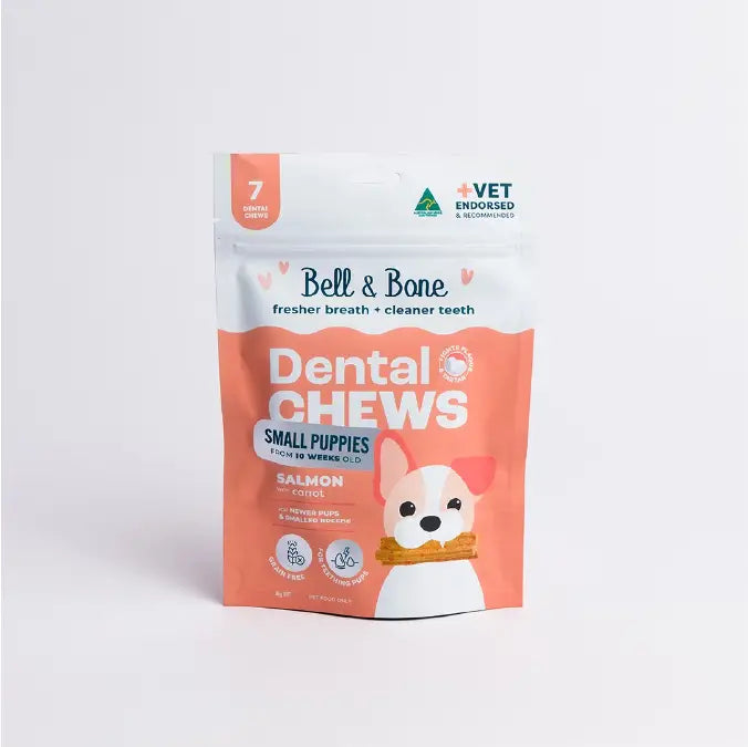Puppy Dental Chews - Salmon and Carrot