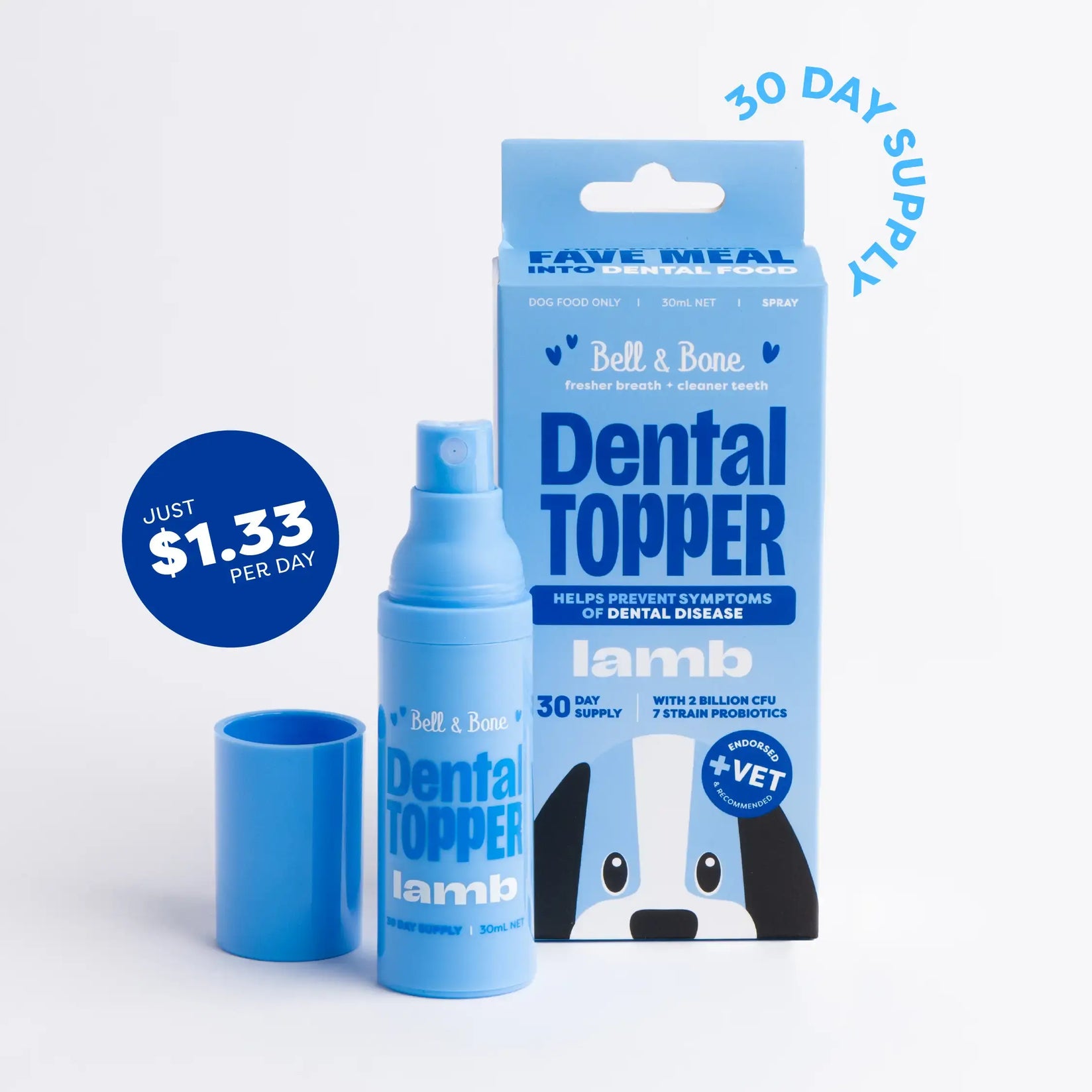 Dog Dental Topper - Lamb (30 day supply)