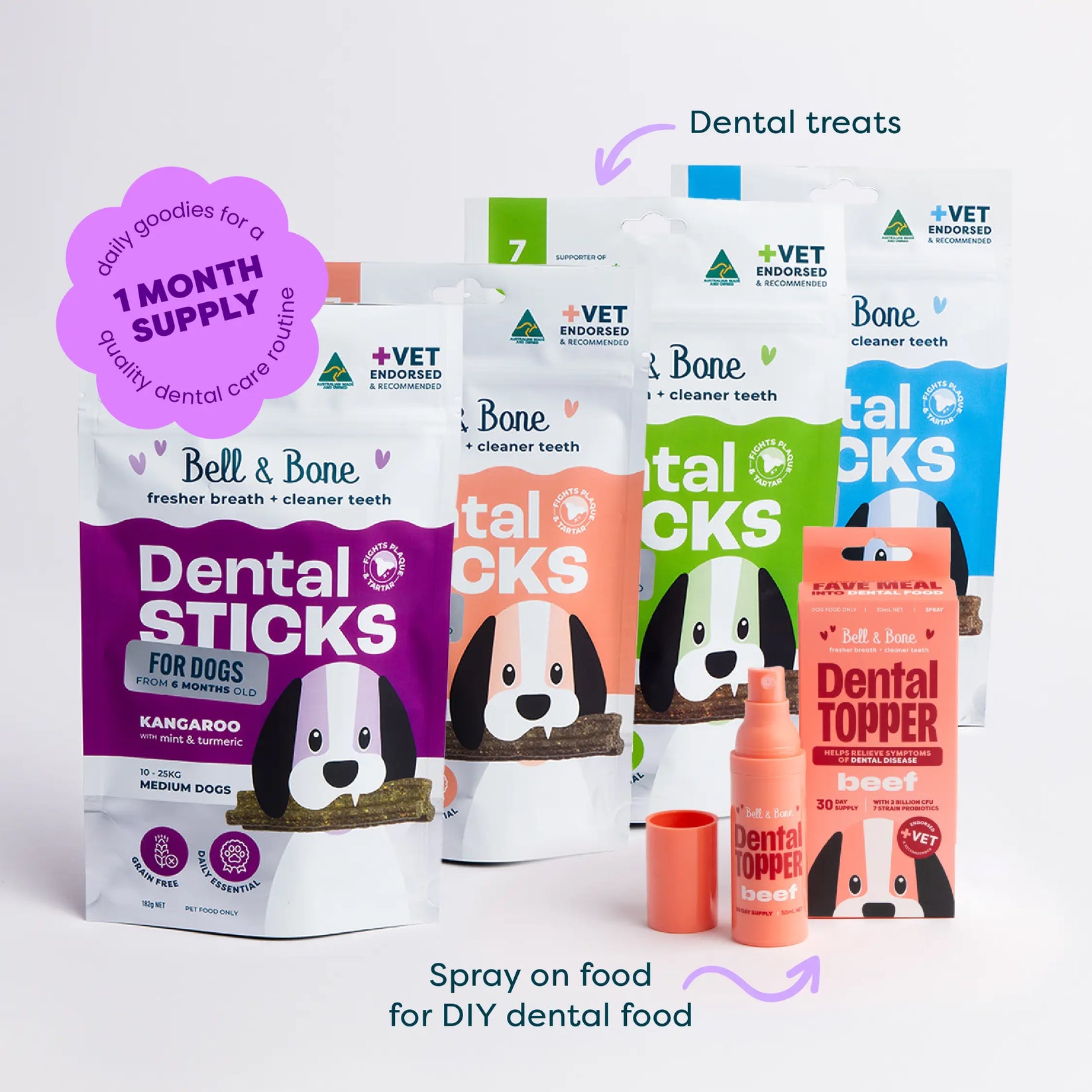 Dog Dental Care Starter Bundle - 5 Pack