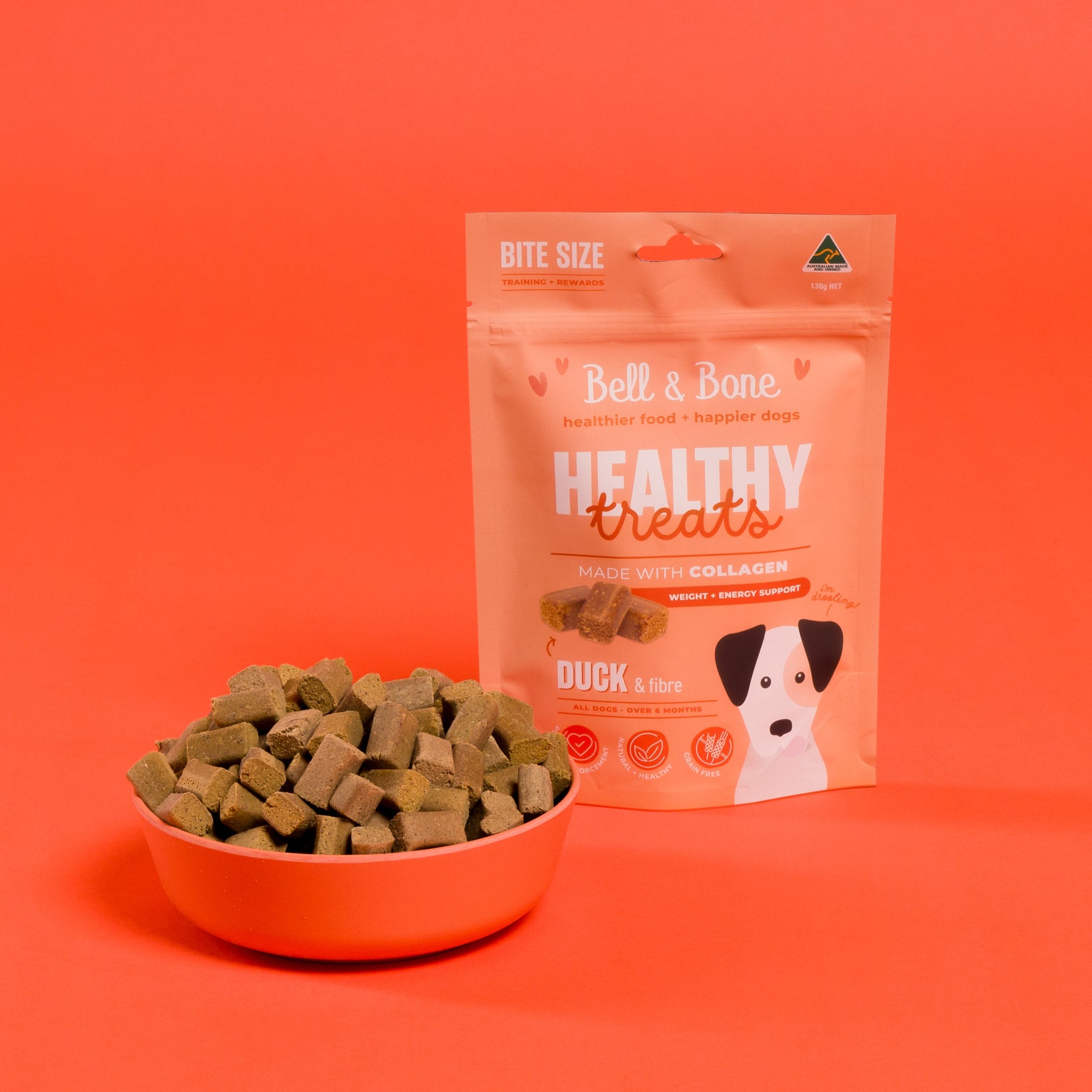 Dog Healthy Treats: Duck & Fibre for weight and energy support