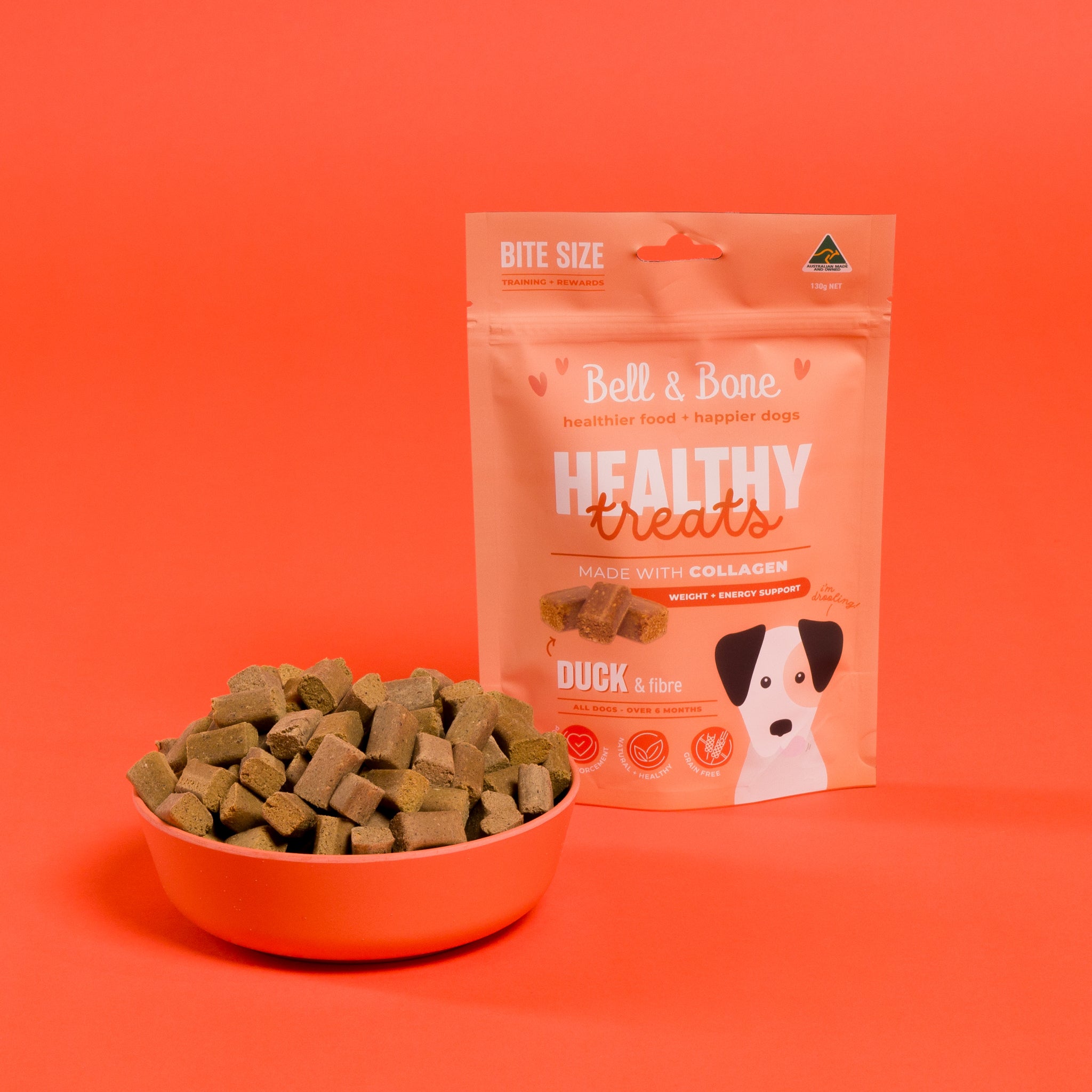 Dog Healthy Treats: Duck & Fibre for weight and energy support
