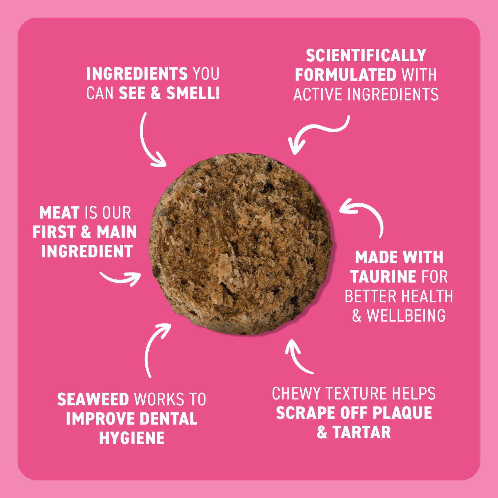 Adult Cat Dental Bites - Tuna with Spirulina