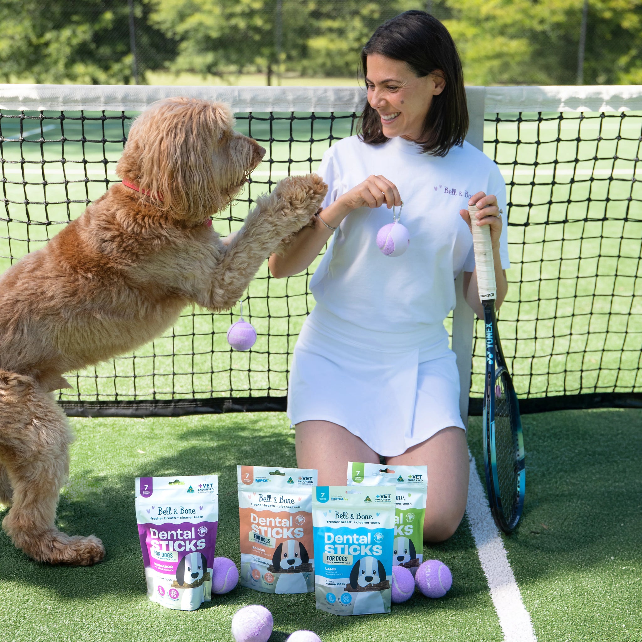 Dog Tennis Ball Holder Set