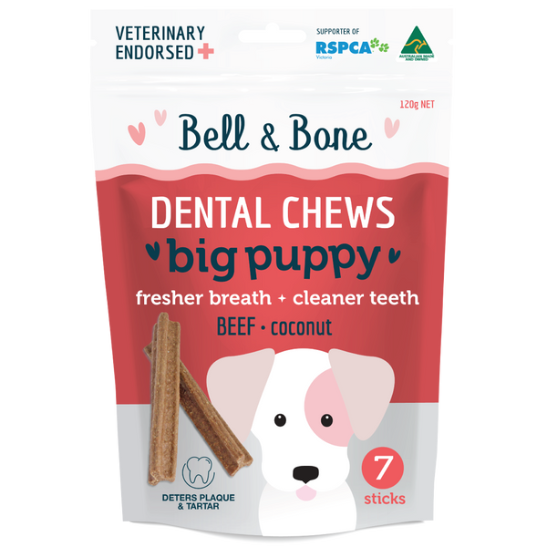 Dental chews for online puppies